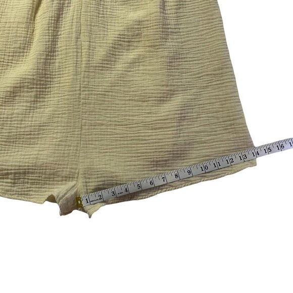 Judith March Cream‎ Color Lined Sleeveless Romper Sz Medium - Picture 5 of 8